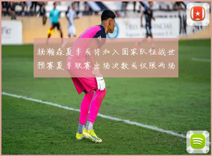 杨瀚森夏季或将加入国家队征战世预赛夏季联赛出场次数或仅限两场
