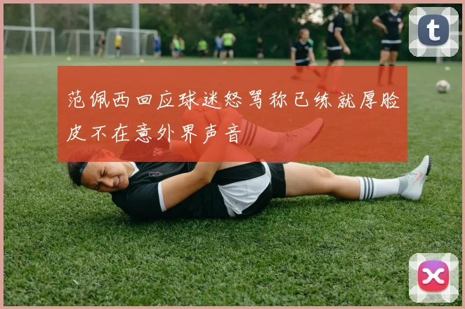 范佩西回应球迷怒骂称已练就厚脸皮不在意外界声音
